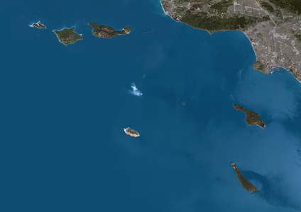 Channel Islands Of California, Usa, True Colour Satellite Image