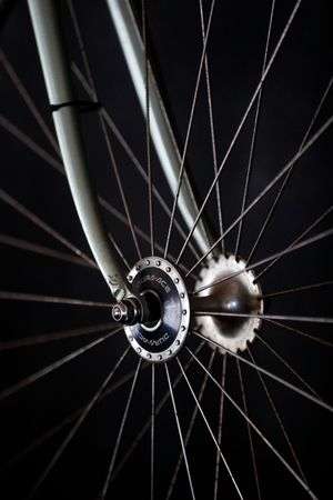 Bicycle wheel, Close-up,  Vung Tau, Vietnam, 2018 (photo)