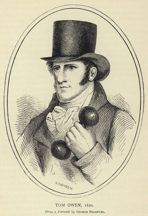 Tom Owen, 1820, From a Portrait by George Sharples (engraving)