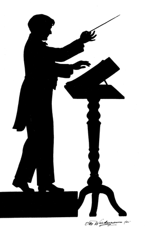 Nicolas Slonimsky - silhouette