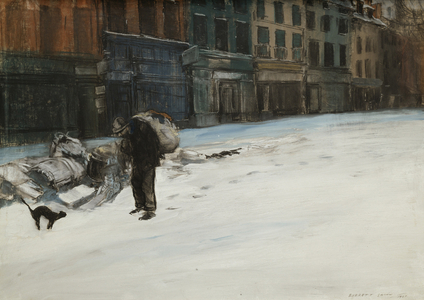 The Tired City (Early Morning, Paris), 1901 (pastel on paper)
