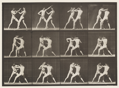 Plate 340. Boxing; Open Hand, 1872-85 (collotype on paper)
