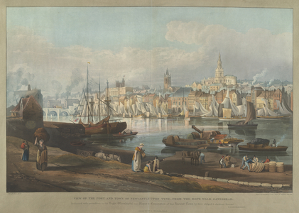 A view of the Port and Town of Newcastle upon Tyne from the Rope Walk