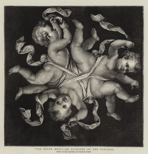"The Seven Boys", an Allegory of the Pleiades (engraving)