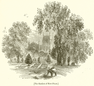 The Garden of New Place (engraving)