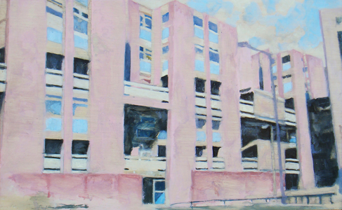 A place to live 8, 2011 (oil on plywood)