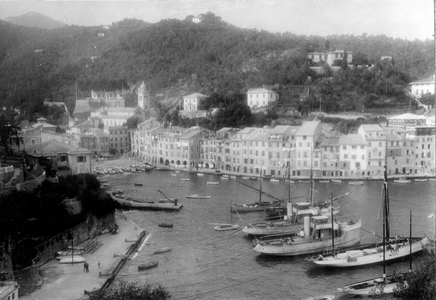 Portofino, Italy, 1930 (b/w photo) 