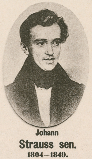 Johann Strauss Senior (gravure)