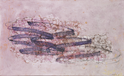 Ile be Happy, 1960 (oil on paper laid down on canvas)