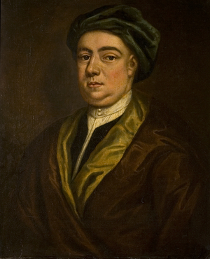 Portrait of an Unknown Gentleman (once said to be a Hogarth self portait), 1730s (oil on canvas)