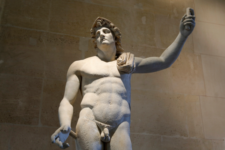 Louvre museum, Paris, France. Alexander the Great, marble, 2nd century.