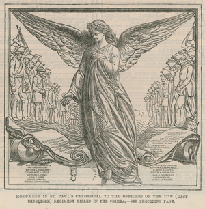 Monument in St Paul's Cathedral (engraving)