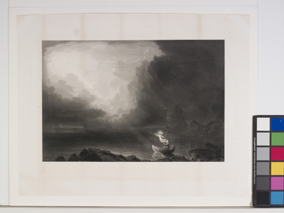 The Voyage Of Life: Old Age, 1853 (engraving on Japanese paper)