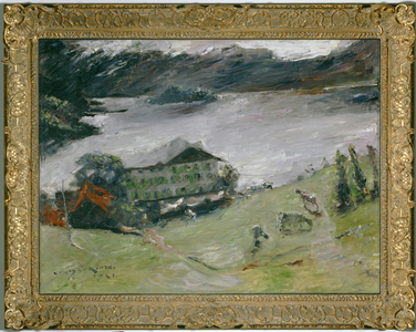 Landscape at the Walchensee (oil on canvas)