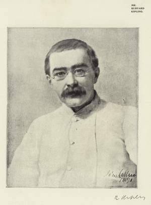 Mr Rudyard Kipling (b/w photo)