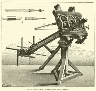 Balista, from the Restoration in St Germains (engraving)