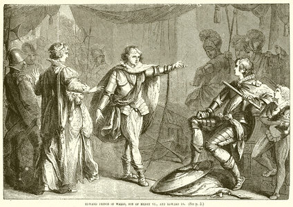 Edward Prince of Wales, Son of Henry VI., and Edward IV (engraving)