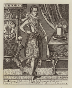 King Charles I when Prince of Wales (engraving)