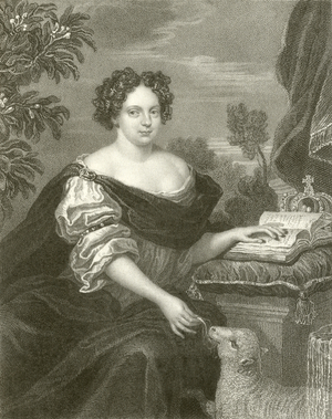Catherine of Braganza. Queen of Charles the Second (engraving)