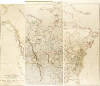 A Map Exhibiting All the New Discoveries in the Interior Parts of North America, 1824 (print)