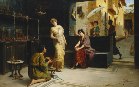Lo Stilisa, Pompeii (oil on canvas)