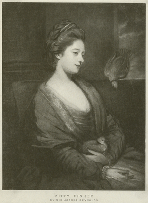 Portrait of Kitty Fisher (gravure)