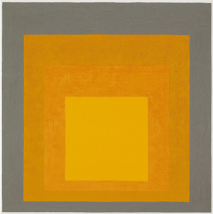 Study for Homage to the Square: Ritardando II, 1961 (oil on masonite)