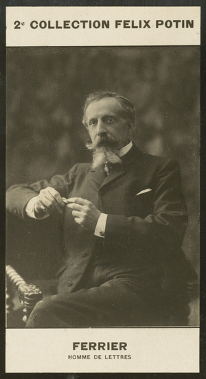 Paul Ferrier, Homme De Lettres, 1843 (b/w photo)