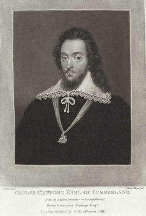 George Clifford Earl of Cumberland (engraving)