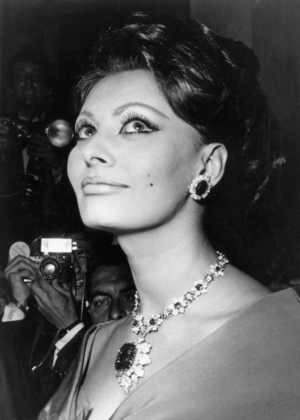 Sophia Loren at the Cannes Film Festival, May 1966 (photo)