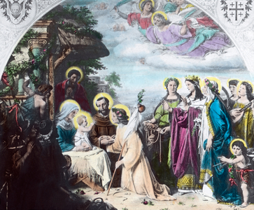 Scene of the life of Saint Francis of Assisi, 13th century