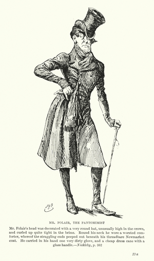 Illustration for Nicholas Nickleby by Charles Dickens (litho)