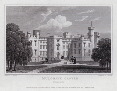 Mulgrave Castle, Yorkshire (engraving)