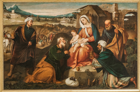 Adoration of the Magi (oil on canvas)