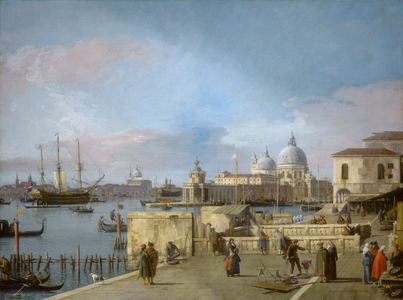 Entrance to the Grand Canal from the Molo, Venice, 1742-1744 (oil on canvas)
