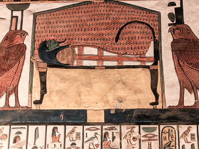 Horus Tomb Nefertari (wall painting)
