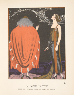 La Voie Lactée, from a Collection of Fashion Plates, 1921 (pochoir print)