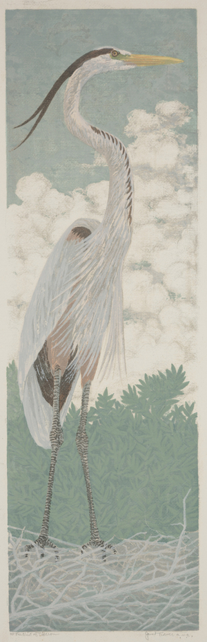 At the Nest of the Heron, 1953 (silkscreen)