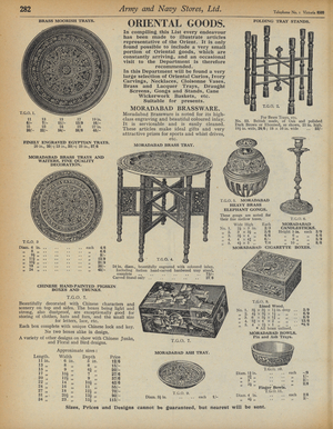 Page from Army and Navy Stores Catalogue, 1939-40 (litho)