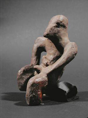 Idol with phallus (terracotta)