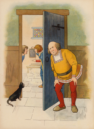 Listeners never hear any good of themselves (chromolitho)