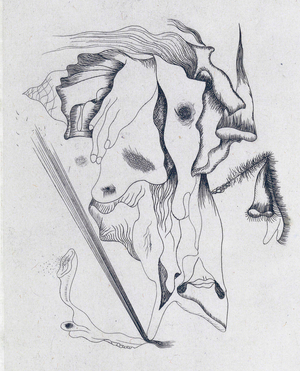 Paul ÉLUARD (1895-1952), 1932 (etching)