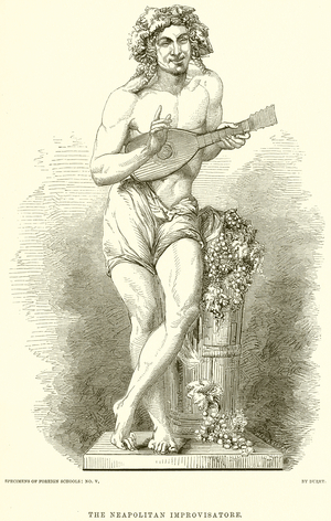 The Neapolitan Improvisatore (engraving)
