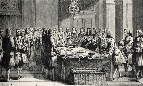 Louis XV king of France March 1757 (engraving)