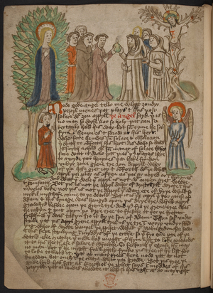 Illustrated page from 'The Desert of Religion'.