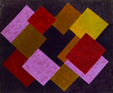 Dark Colours (oil on canvas)