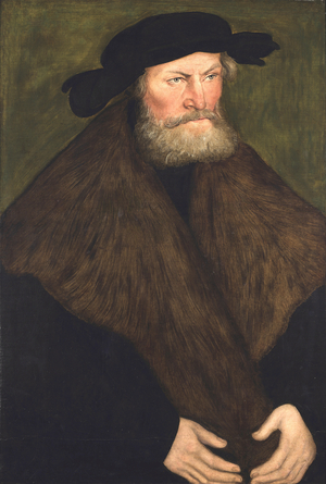 Portrait of Duke Henry the Devout of Saxony 1528 (Oil on panel)