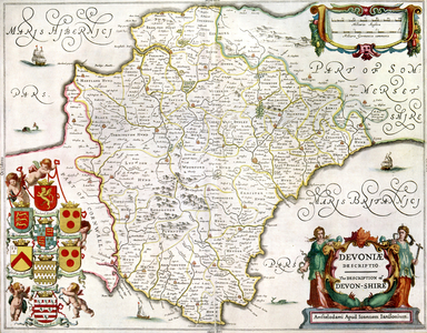 Map of the County of Devon