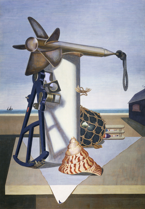 North Sea, 1928 (tempera on panel)