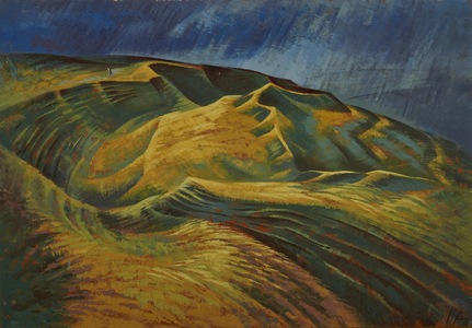 Maiden Castle 1, c.1970 (oil on canvas)